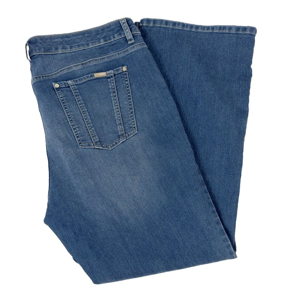 JENNIFER LOPEZ STRETCH Boot Cut JEANS Womens Size 18